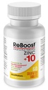 Medistica ReBoost Zinc + 10 MAX Cold & Flu Symptom Relief Faint-Acting, Non-Drowsy Natural Soother Homeopathic Membantuku Ketidaknyamanan Seluruh Tubuh, Batuk, Fatigue, Konsultan - Lemon 60 tablet