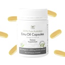 Emu Oil Capsules - Heart, Hair, Metabolisme & Gabungan Suplemen Dukungan - Farmasi Tingkat Emu Oil dengan CLA, Omegas 3, 6 & 9 dengan Vitamin K2, A & E oleh YNot Natural - 100mg, 100 Capsules