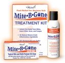Lotion Treatment Mite & Soap by Mite - B-Gone Aff14; Natural Relief for Acne, Bug Bites, Skin Redness & Itching, Discomfora & Romacea 124; Safe for Kids and Adutures Alagly 124; Treatment Kit