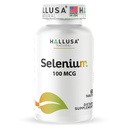 Hallusa Natural - Selenium 60 tablet, Antioksidan Dukungan Imune, Kesehatan Jantung - 60 Hari Supply