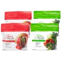 JuicePlus + Fruit & Vegetable Blend Soft Chews - Tasty Vegan Fruit, Veggie Gummy Vitamin for Dewata & Anak-anak - 4 Bulan Suply 4 Paket (2 dari setiap rasa)