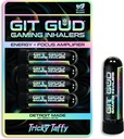 Tongkat Energi GIT GUD (4 Pack) Competitive Focus Amplifier, Menyegarkan Mint Aroma, Daily- Gunakan, Portable Disposable, Tricky Taffy (Taffy Mint)
