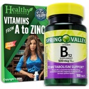Sehat Surplus Vitamin B12 Tambahan Tablets 500 mcg 100 Tablet dan Vital Volumes Tips Card
