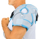 Arctic Flex Shoulder Ice Pack - Cold Compression Wrap with Pompa - Support Rotator Cuff, Frozen Shoulder, Tendinitis, Dislokasi Joints, Labrum Tears, Pain, Spouins - Fits Left or Right Shoulder