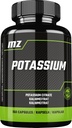 Potasium 365 mg dari Potasium Citrate Bentuk Organik - 150 Vegan Capsules - 5 Bulan Supply - Diet Supplemen untuk Mempertahankan Tekanan Darah Normal dan Fungsi Otot - oleh MZ