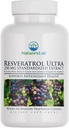 Nature 's Lab Resveratrol Ultra - Antioksidant Suplemen * - 250mg Trans- Resveratrol, Red Wine Extract, Green Tea Extract - Non-GMO, Gluten Free, Vegan - 90 Count (3 Bulan Supply)