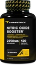 Primaforce Nitric Oxide Booster (2.250mg, 120 Capsules) - 40 Servings of Our Nitric Oxide Boosting Blend for Pre-Workout and Post- Workout