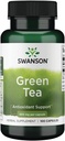 Swanson Green Tea Extract Supplement - Antioksidant Rich - 500 MG Green Tea Leaf Powder - 100 Capsules