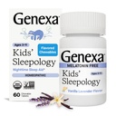 Enexa Sleepology for Children - 60 Tablet = 124; Sertifikasi Organik & Non-GMO, Melontin- Free, Physician Formulated, Homepathic 124; Sleep Aid for Children