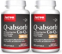 Jarrow Formulas Q-Absorb Co-Q10 100 mg - 60 Softgels, Paket 2 - High Absorpsi Co-Q10 - Antioksidant Dukungan untuk Produksi Energi Mitokondrial & Cardiovaskular Kesehatan - Sampai dengan 120 Total Layanan