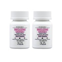 SDA LABORIES Mecklizine 25mg Céwable Tablet, Anti- Emotic, Raspberry Flavor, Motion Sickness & Vertigo Relief for Nausea, Dicomiting, Portable Travel Aid (2 Botol 100 Count)
