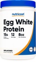 Nutricost Egg White Protein Powder 8oz (Tak berselera) - Non- GMO, Gluten Free