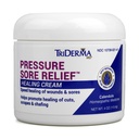 TriDerma Pressure MD Sore Relief Healing Cream for Bed Sores Treatment, Ulcers, Pressure Sores, Wound Healing Skin, Chafed Skin-Heal Skin Sores with Calendula and AP4 Aloe, 4 oz Jar