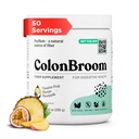 ColonBroom Psyllium Husk Powder dengan Stepsia (Buah Tropical Cleanse for Bloating Relief & Gut Health - Colon Broom Fiber Towder - Vegan Fiber Powder Suppplemen, 50 Pegawai