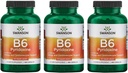 Swanson B6 Pyridoxine - Vitamin Suplemen Memproyeksikan Kesehatan Kardiovaskular & Energi Metabolisme