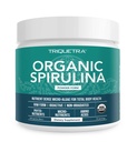 Spirulina Powder Organik - Dibuat dengan Parry ® Spirulina, Dikenal untuk Kesucian dan Kesucian Density - Vegan Farming - Non-Irradiated - Blue-Green Alga Superfood Supportations - 75 oz