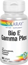 SOLARAY Bio E Gamma Plex 124; Vitamin E dengan Natural Tocopherol Blend untuk Antioksidant Sehat Dukungan 124; 60 Softgels, 30 Serv