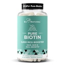 Biotin 5000 mcg Hair Skin Nails Supplement - High- Potency Hair Vitamin for Women & Men - Menyediakan dukungan yang kuat untuk Rambut sehat, Nails Lebih Kuat dan Kulit Bersinar - 120 Vegan Soft Capsules