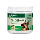 PetNC Natural Care Liver Flavor, Cheese Pre & Probiotic Soft Chews for Dog 120 ct (Paket 1) (Packing May Vary)