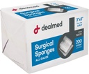 Diketahui 3 "x 3" Spons Bedah, 8- Ply, Non- Woven Absorbent Gauze Spons untuk Weund Care, Pertama Aid Kits dan Fasilitas Medis, 200 Count (Paket 1)