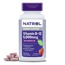 Natrol Vitamin B12 5.000 mcg, Quast Dissolve Vitamin B12 Suplemen Sistem Gugup Sehat dan Metabolisme Energi, 200 Tablet, Sampai dengan 200 Hari Suppply