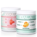 Nutrition Super Greens Kiala, Powder organik, Spirulina & Chlorella Superfood Pounder, Sugar & Gluten Free Vegan, Spectra Blend, Watermelon & Tropical Slush 2 Pack
