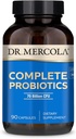 Dr. Mercola Complete Prograin- 90 Servis Probiotik Harian - 70 Milyar CFU - Acid & Bile Resistant - Promos Digetical Health and Support Immune System