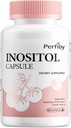 Suplemen Inositol, Myo- Inositol & D-Chiro Capsules dengan Flolate, Vitamin D, Regulate Menstrual Siklus & Ovarian Dukungan - 120 Count, 60- Day Suppply