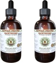 Hawaii Pharm Hawthorn Alcohol-Free Liquid Extract, Hawthorn (Crataegus Laevgata) DryLeaf dan Flower Glycerite Natural Herbal Supplemen 2x4 oz