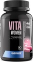 Maxler VitaWomen Premium Multivitamin for Women - Suplemen Perempuan - Hair Skin dan Nails Vitamin A B C D E E K, Omegaga-3, Biotin, Antioksidants, Enzymes - 90 Tablet
