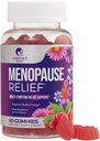 Suplemen Menopause bagi Perempuan - Dukungan Multi- Benefit Menopause Relief Gummy untuk Mild Hot Flashes & Night Sweats, Dukungan Keseimbangan & Energi Alam, Minopause Vitamin, Non-GMO - 60 Gummies