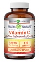Amazing Formulas Vitamin C (Acid Ascorbic) 1000 Mg dengan Rose HIPS & Citrus Bioflavonoid 124; Veggie Capsules Suplement None-GMO 124; Gluten Free Alavonoid Made in USA (120 Count)