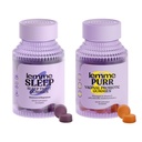 Lemme Sleep & Purr Bundle - Sleep Gummies, a Drug-Free Nighttime Aid & Purr Vaginal Probiotic Gummies for Women - Gluten Free, Gelatin Free, Non-GMO - 60 Count Each-Each