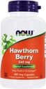 Sekarang Hawthorn Berry 540mg, 100 Veg Capsules (Paket 4)
