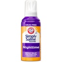 ARM & HAMMER Sederhananya Saline Nighttime Drug-Free Mist untuk Nasal Consuffic di Night, Extra Strength, Calming Eucalyptus, Aman untuk digunakan dengan Rx dan OTC, Untuk Dewasa dan Anak-Anak Umur 2 +, 4.6 oz (129 g)