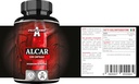 Acetyl Acetyl Pollo 'S HEGEMONY L- Carnitine HCL 550 mg, ALCAR 150 Vegan Kapsul, 5 Bulan Supply, Suppplemen Amino Acid Tinggi, Dukungan Fungsi Kognitive & Tingkat Energi