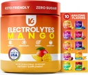 Keppi Keto Hydration Electrolytes - Mangga - Electrolite Powder no Sugar - Sips Like Sunshine - Keto Electrolytes Powder - Electrolytes Sugar Free - Electrolyte Powder
