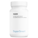 Supersmart - NADH 5mg per hari (Mengurangi nikotinamide Adenine Dinucleotide) - NADH Tambahan - Pil Energi 126; Non-GMO & Gluten Free - 60 Delayed Rilis Kapsul