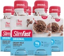 SlimFast Meal Replacement Shake, Creamy Milk Chocolate, 10g of Ready to Drink Protein, 11 Fl.