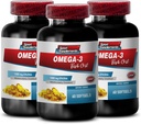 Omega-3 8060 Minyak Ikan - Oil Ikan - Suplemen Minyak Ikan Omega 3 Suplemen, Omega 3 Acid Gendut Suplemen, Wild Alaska Fish Oil, Murni Omega 3 - 3 Bot 180 Softgels