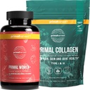 Suplemen Powder & Collagen Harvest Primal Multivitamin & Collagen untuk Perempuan, Bundle