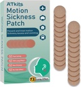 40PCS Motion Sickness Patches, Anti Nausea Sea Sickness Patch for Cruise, No Side Effects for Car and Boat Rides, Ships, Cruise and Airplane & Other Forms of Transport - for Dewasa dan Anak-anak (40PCS)
