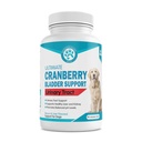 Wanderfound Pets Ultimate Cranberry Bladder UTI Suppplement for Dogs - Dog Urinary Tract Incontinence Formula with Cordyceps Mushroom - Bacon & Liver Flavor - 90 Chewable Tablet
