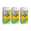 3 CHERIFER Forte Syrup w / Taurine & Double Chlorella Growth Factor + Zinc 120ml