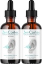 LIVORKA ZenCortex Drops, Suplemen Liquid for Ear Health, Support Healthy Healthy Hearing, 2 Bottles for 60 Days - Pack of 2