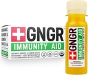 + GNGR Aid Immuniance Organic Ginger, Lemon & Honey Shot - Cold Menekan Ginger Shots with Echinacea, Lemon Juice, Honey, Zinc & Vitamin D3, Ammune & Digetives Support 2 fl oz (Paket 12)