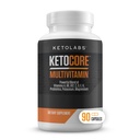 Ketocore Keto Vitamin 124; Keto Multivitamin untuk Pria & Perempuan & Perempuan: Suplemen Keto & Carnivora Diet Suplemen, Keto FriendMultivitamin 124; Tidak Keto Flu 124; Kaya di Magnesium & Potasium 124; 90 Capsules