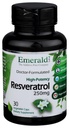 Emerald Labs Resveratrol - Dietary Suplemen dengan Resveratrol untuk Cellular dan Cardiovascular Dukungan - 30 Vegetable Capsules
