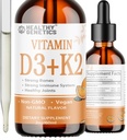Liquid Vitamin D3 K2 plus Vitamin K2 MK-7 14; 5000IU Vitamin D Cair Drops 124; Bones 124; Ammune 124; Heart Health 124; Boost Energy 2oz