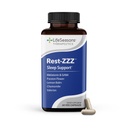 LifeSeasons Rest-ZZZ - Natural Sleep Suplemen - Fall Asleep & Stay Asleep - Calms Nervous System - Kemudahan Ketegangan Otot & Ketahanan - Rendah Dose Meloparin GABA & Chamomile - 60 Kasules
